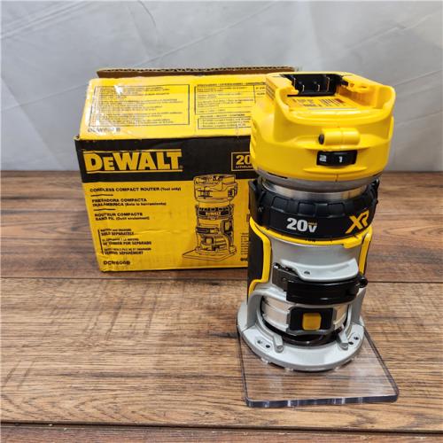 AS-IS Dewalt 20V MAX XR Brushless Cordless Compact Router (Tool Only)