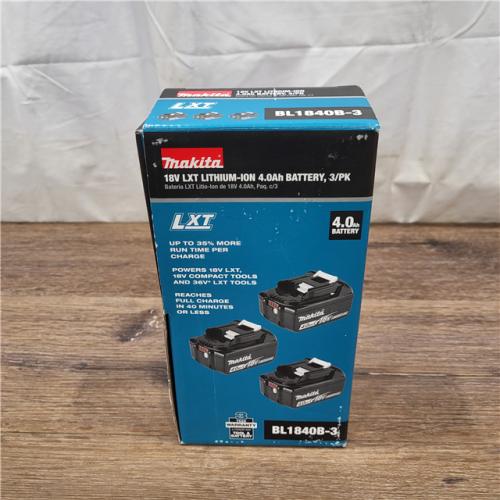 NEW! 18-Volt 4.0Ah LXT Lithium-Ion Battery 3-pack