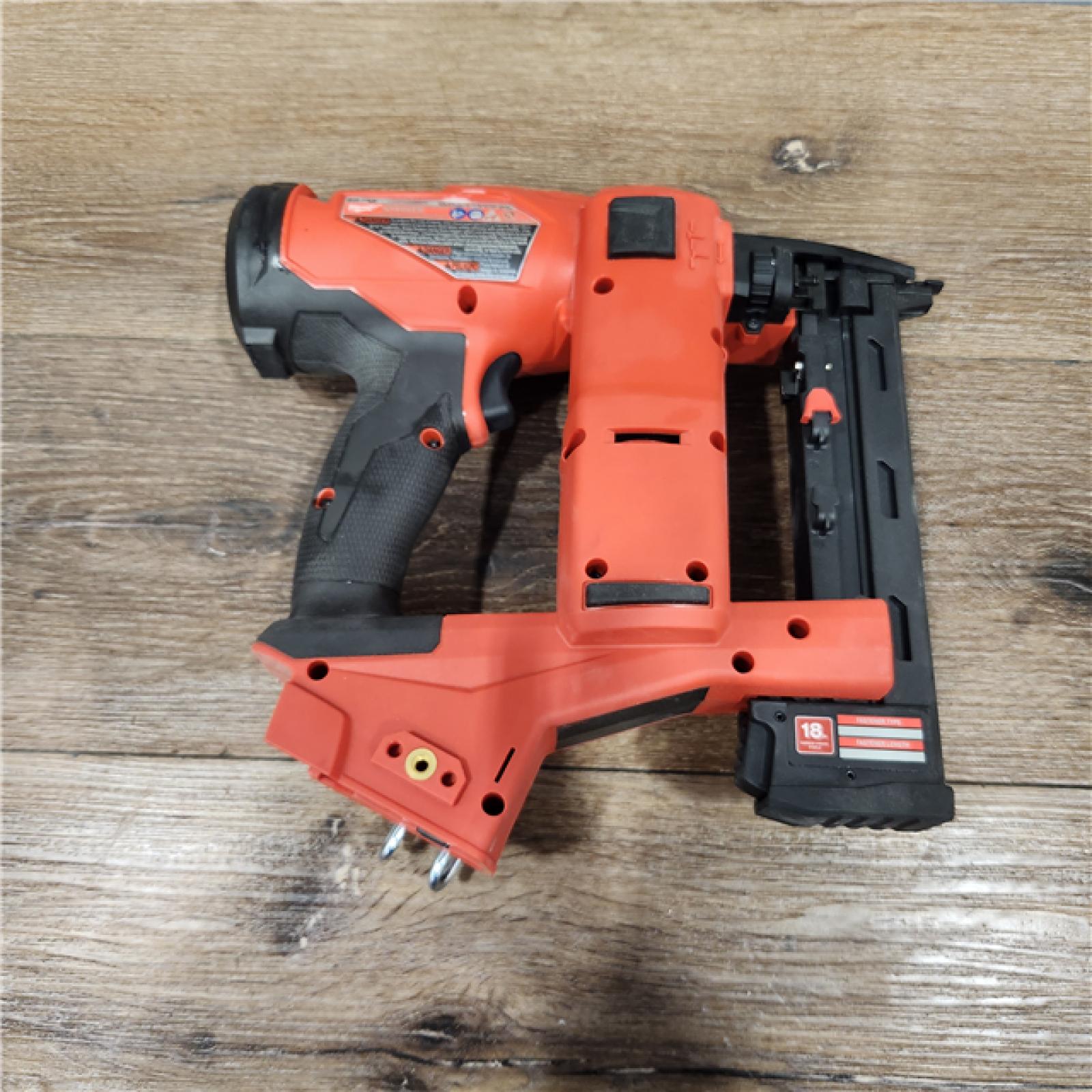 AS-IS M18 FUEL 18-Volt Lithium-Ion Brushless Cordless 18-Gauge 1/4 in. Narrow Crown Stapler (Tool-Only)