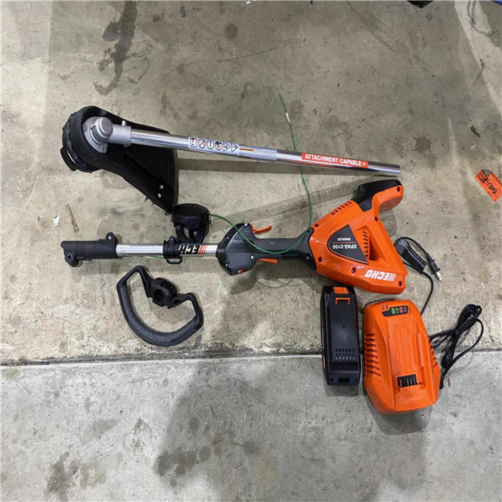 Houston location AS-IS Echo DPAS-2100SBC1 EFORCE 56V Brushless Cordless Pro Attachment Trimmer Kit