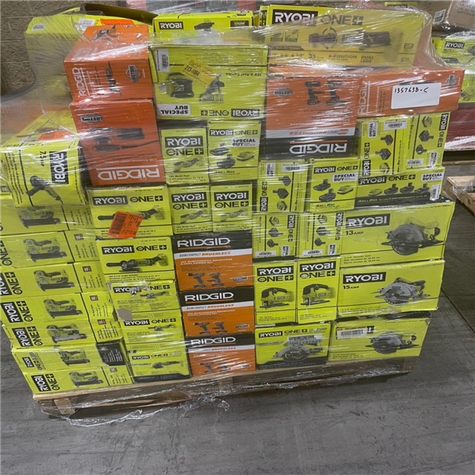 Pittston Location - AS-IS Power Tools Partial Lot (8 Pallets) 1357638-C