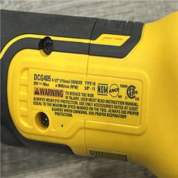 AS-IS DeWalt DCG405B 20V Max XR 4.5-Inch Slide Switch Small Angle Grinder (Tool Only)