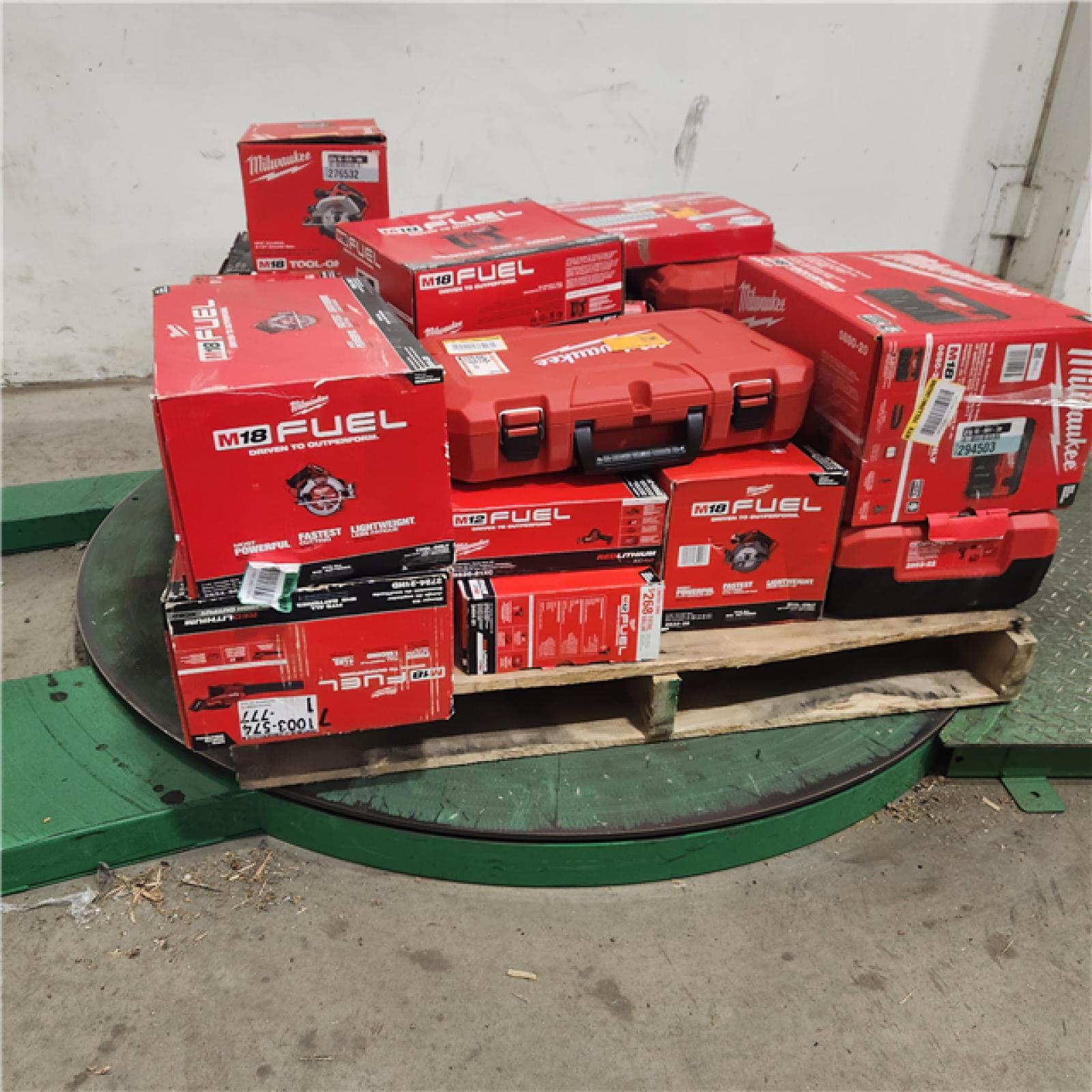 Dallas Location - As-Is MILWAUKEE Tool Pallet