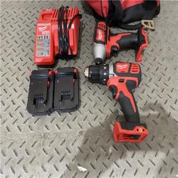 Houston location AS-IS Milwaukee Electric Tools 2691-22 MILWAUKEE M18 COMBO KITS LIKE NEW