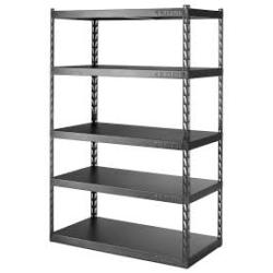 Phoenix Location NEW Gladiator 5-Tier Steel Garage Storage Shelving Unit with EZ Connect (48 in. W x 72 in. H x 24 in. D)