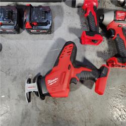 HOUSTON LOCATION - AS-IS Milwaukee 5 Tool Combo Kit W/ (2) Battery & Charger