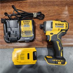 AS-IS DEWALT ATOMIC 20V MAX* Brushless Cordless Compact 1/4 in. Impact Driver Kit