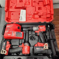 AS-IS Milwaukee M18â„¢ FUELâ„¢ 2-Tool Hammer Drill/Impact Driver Combo Kit - by International Tool