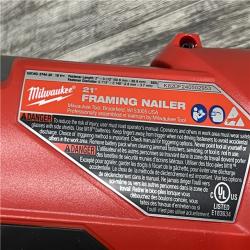 AS-IS Milwaukee 2744-20 M18 FUEL 21-Degree Cordless Framing Nailer (Tool Only)