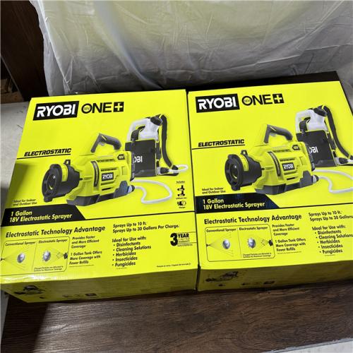 California NEW Ryobi 1 Gallon 18V Electrostatic Sprayer, Includes (2) Batteries & Charger (2 Pieces)