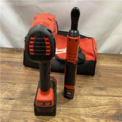 AS IS M18/M12 12/18V Lithium-Ion Cordless 3/8 in. Ratchet and 1/2 in. Impact Wrench with Friction Ring Combo Kit