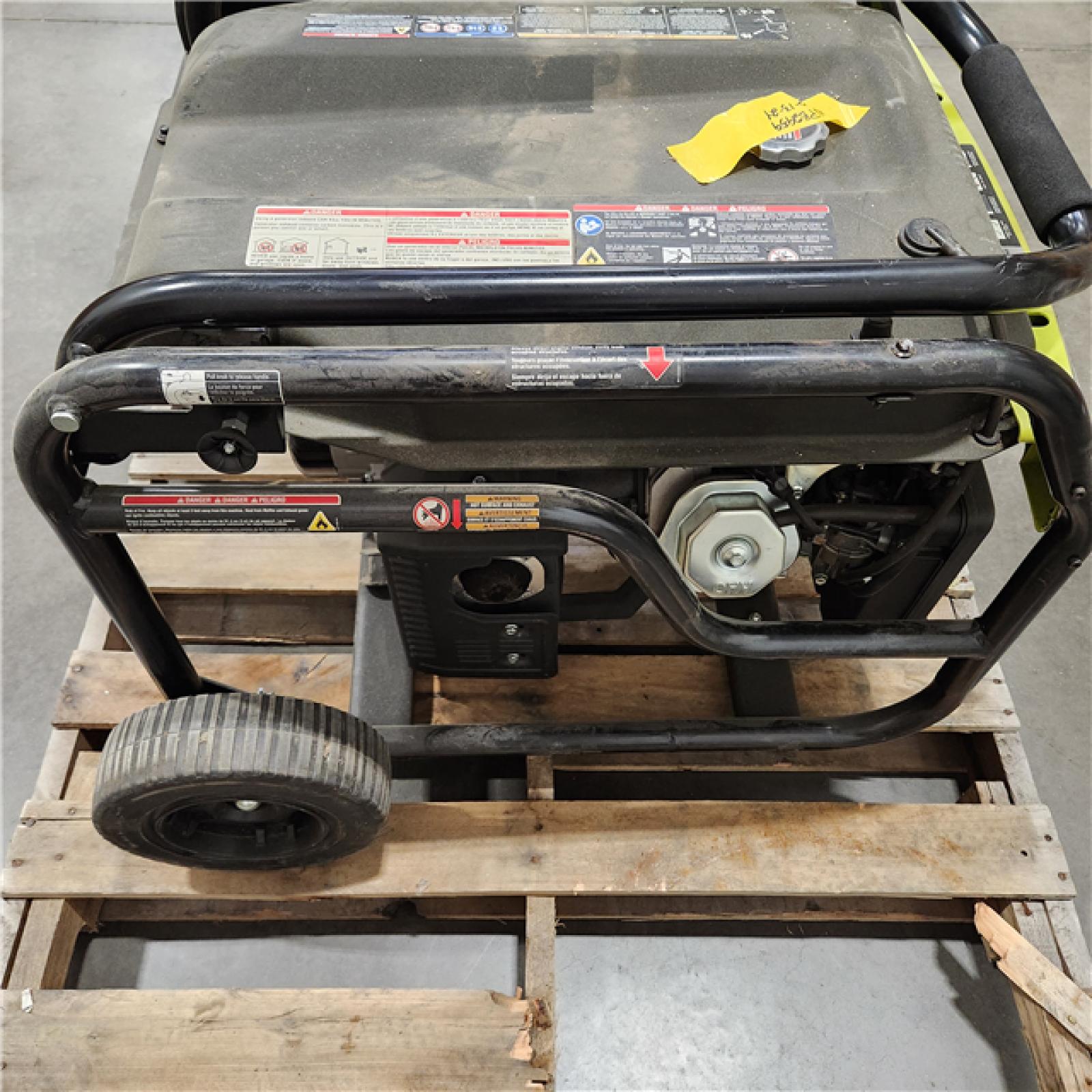 Dallas Location - As-Is RYOBI 6500-Watt Generator