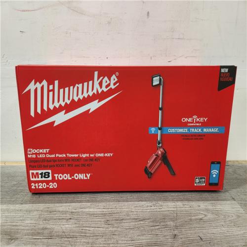 Phoenix Location NEW Milwaukee M18 ONE-KEY 18-Volt Lithium-Ion Cordless ROCKET Dual Pack Tower Light (Tool-Only)