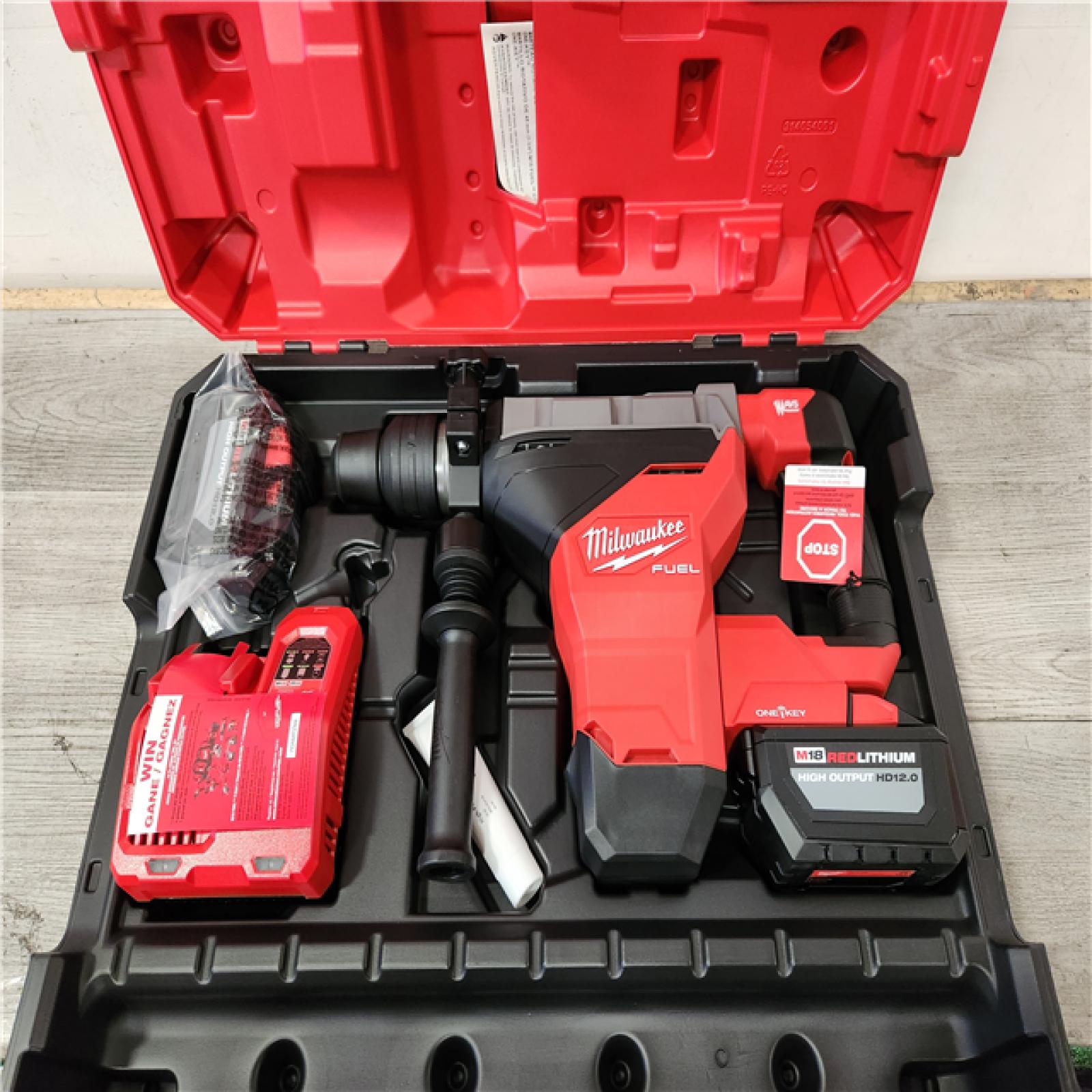 Phoenix Location NEW Milwaukee M18 FUEL ONE-KEY 18V Lithium-Ion Brushless Cordless 1-3/4 in. SDS-MAX Rotary Hammer with Two 12.0 Ah Battery