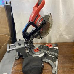 AS-ISMilwaukee M18 FUEL 7-1/4 in. Cordless Brushless Dual-Bevel Sliding Compound Miter Saw Tool Only