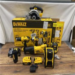 AS IS DEWALT DCK771D1M1 20V MAX Cordless 7-Tool Combo Kit