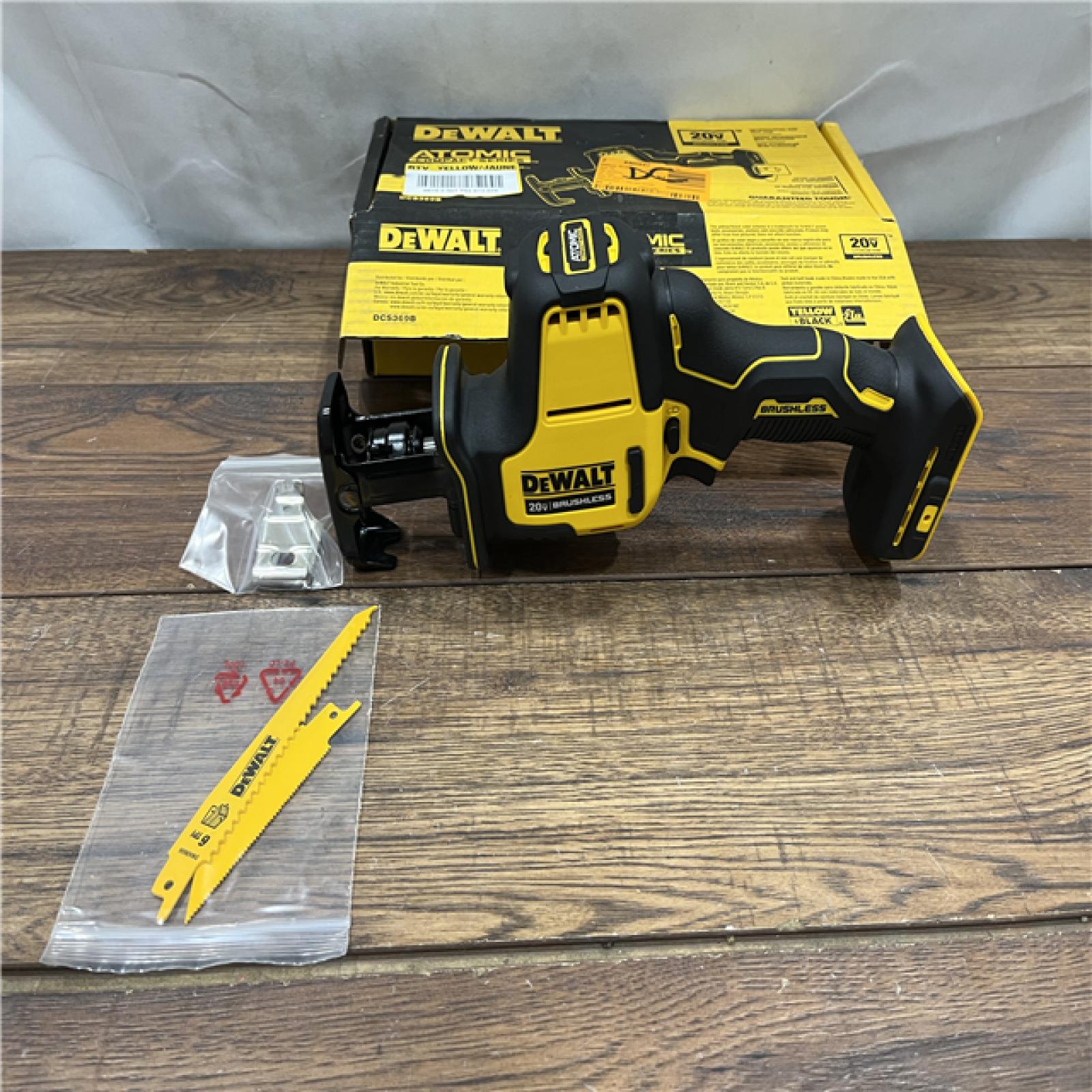 AS IS Dewalt DCS369B ATOMIC 20V MAX Cordless One-Handed Reciprocating Saw (Tool Only)