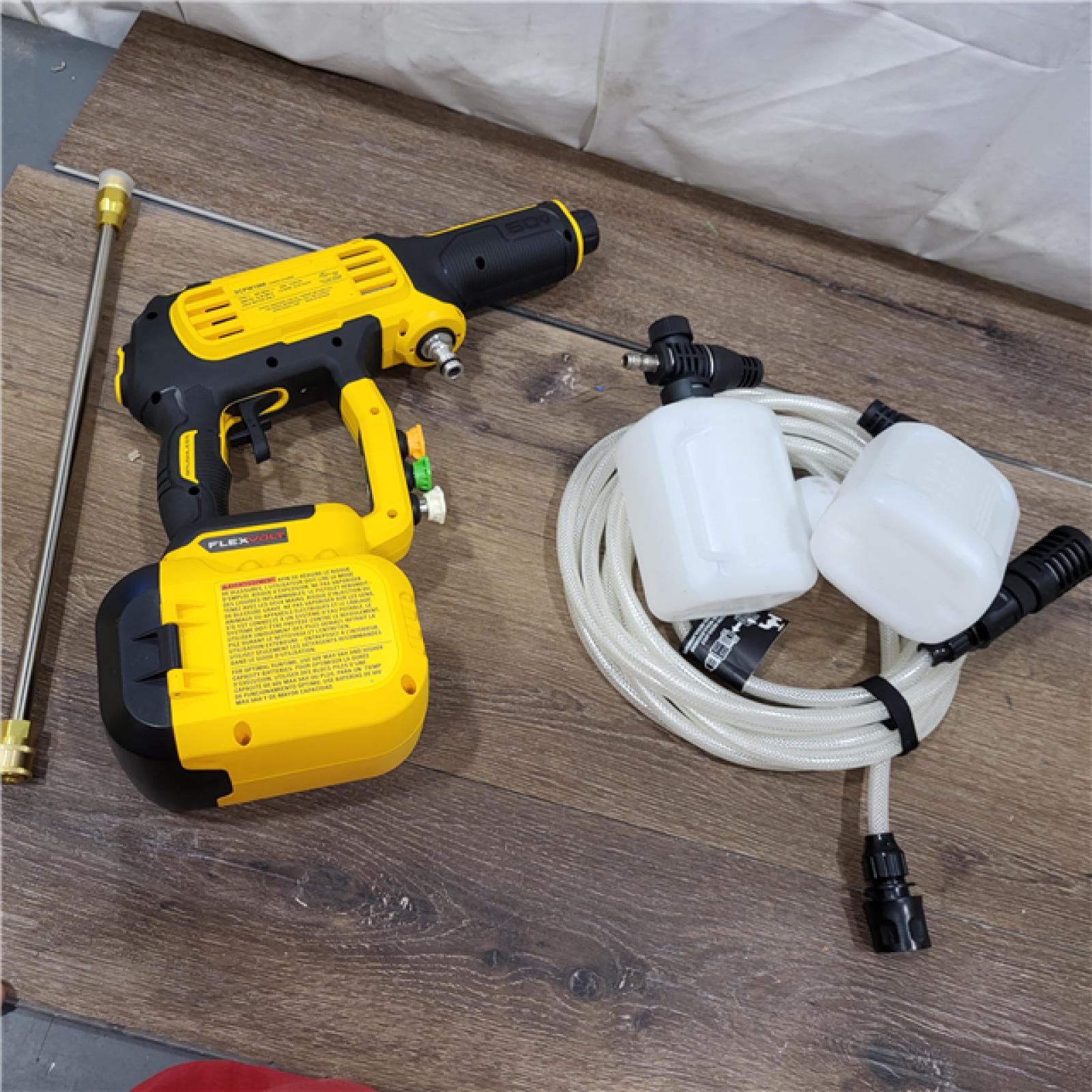 AS-IS DEWALT FLEXVOLT 60V MAX 1000 PSI 1.0 GPM Cold Water Cordless Battery Power Cleaner (Tool Only)