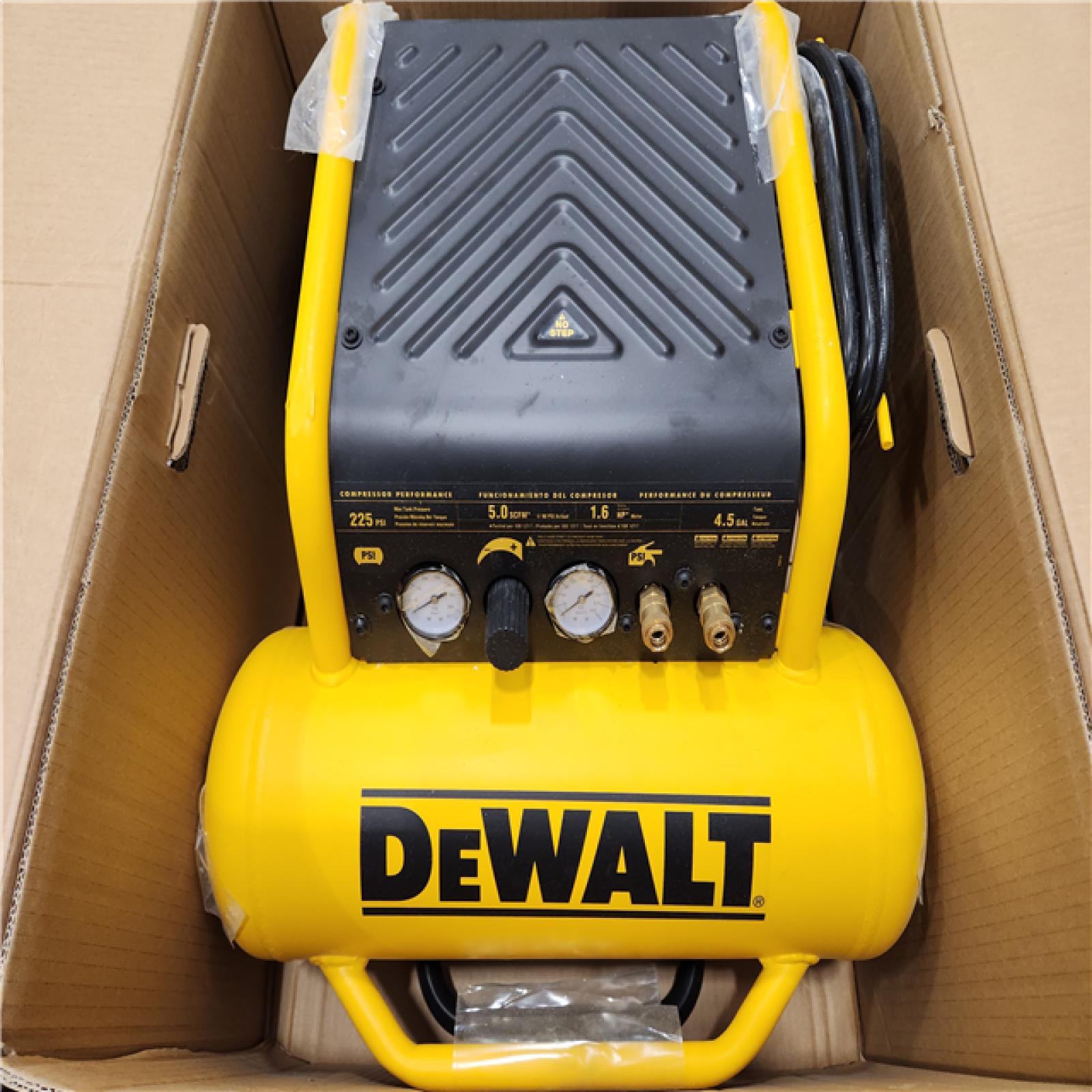 AS-IS Dewalt 4.5 Gal. Wheeled Portable Electric Air Compressor