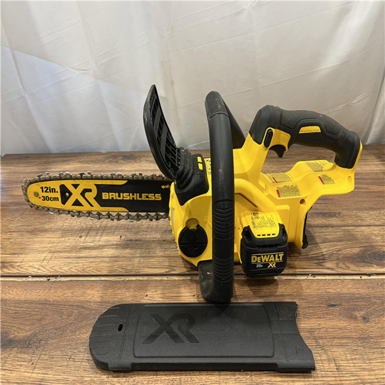 AS-IS DEWALT 20V MAX Brushless Cordless Compact 12 Chainsaw (Tool Only)