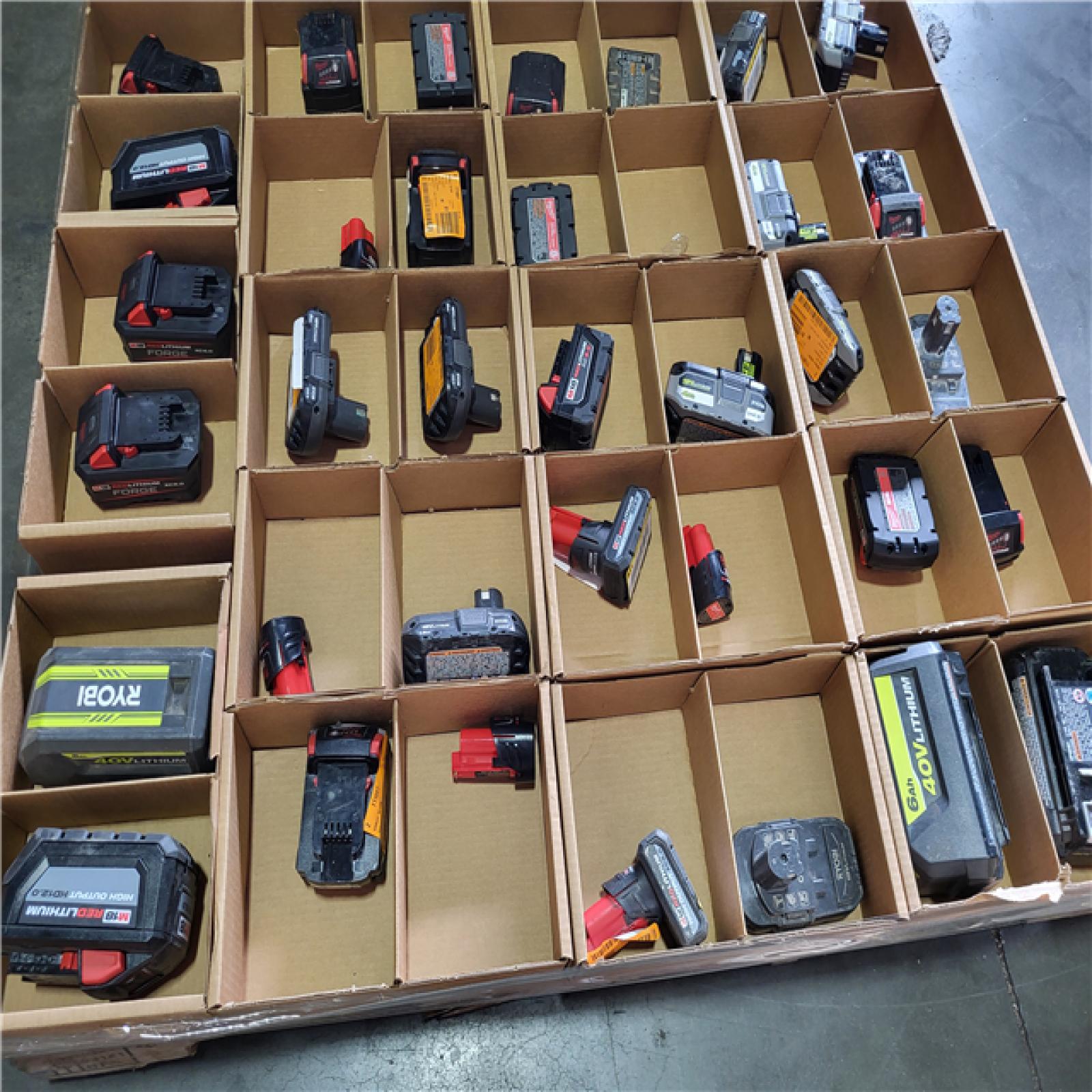 CALIFORNIA AS-IS BATTERY PALLET