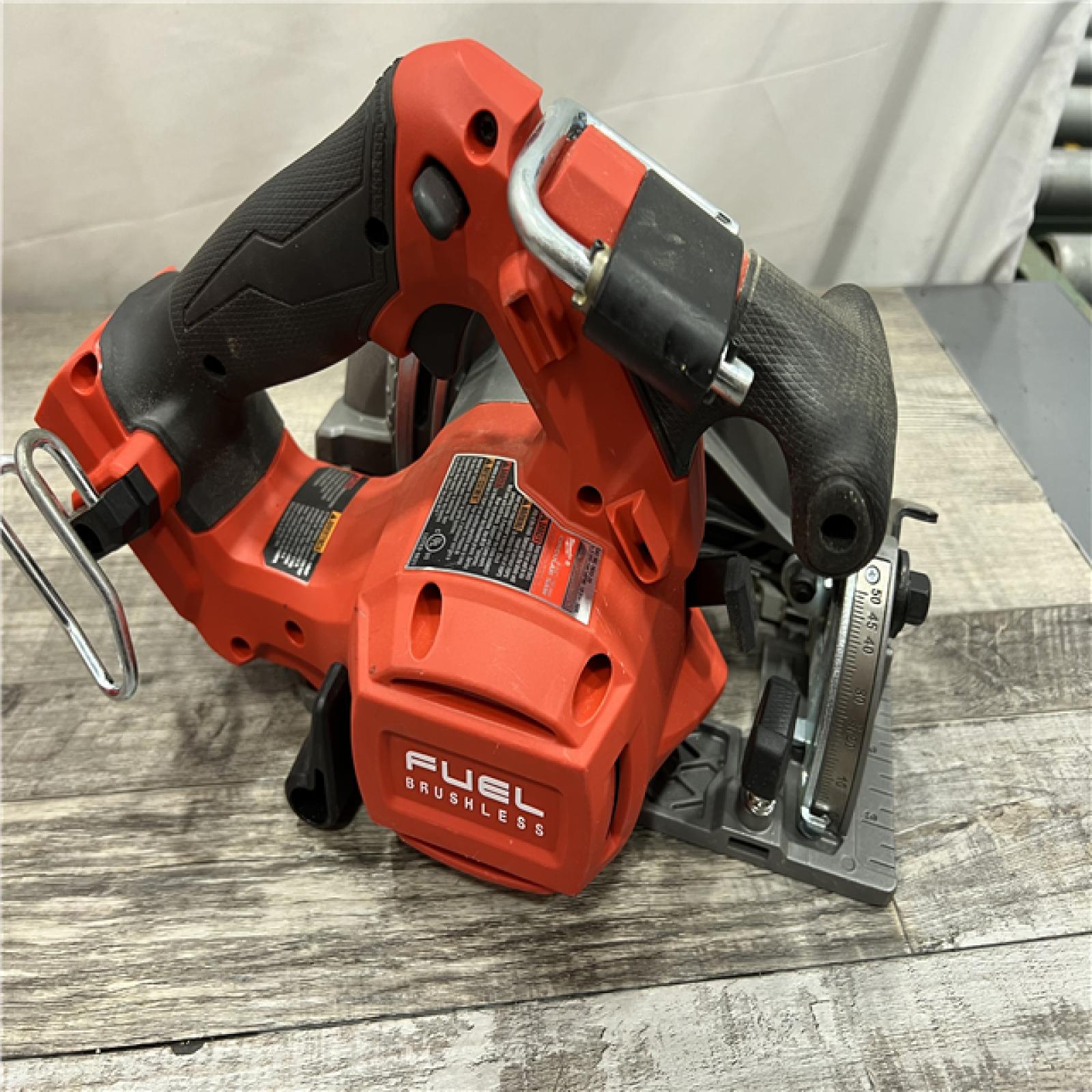 AS-IS MILWAUKEE M18 FUEL 18V Lithium-Ion Brushless Cordless 6-1/2 in. Circular Saw (Tool-Only)