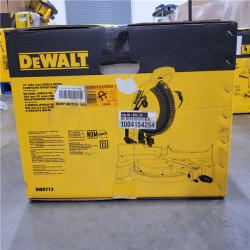 NEW!  DEWALT 15 Amp Corded 10 in. Compound Single Bevel Miter Saw