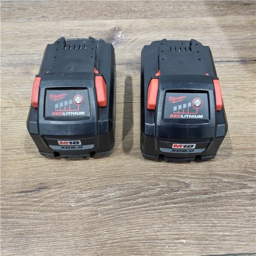 AS-IS Milwaukee M18 18-Volt Lithium-Ion HIGH OUTPUT XC 8.0Ah Battery (2 PACKS)