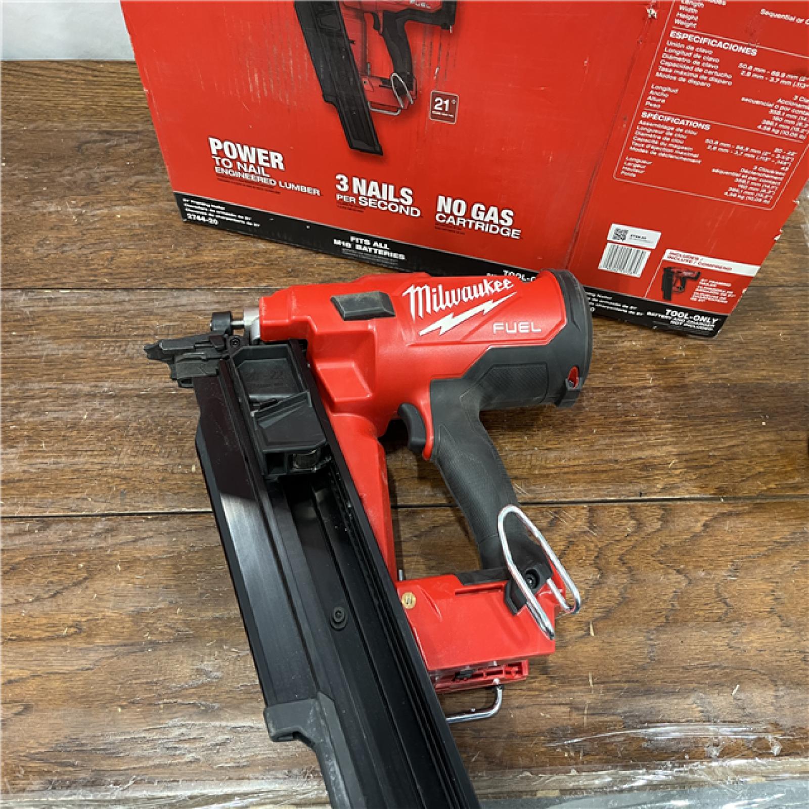 AS-IS Milwaukee 2744-20 M18 FUEL 21-Degree Cordless Framing Nailer (Tool Only)