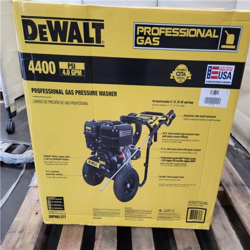 California NEW DeWalt 4400 PSI 4.0 GPM  Professional Gas Pressure Washer