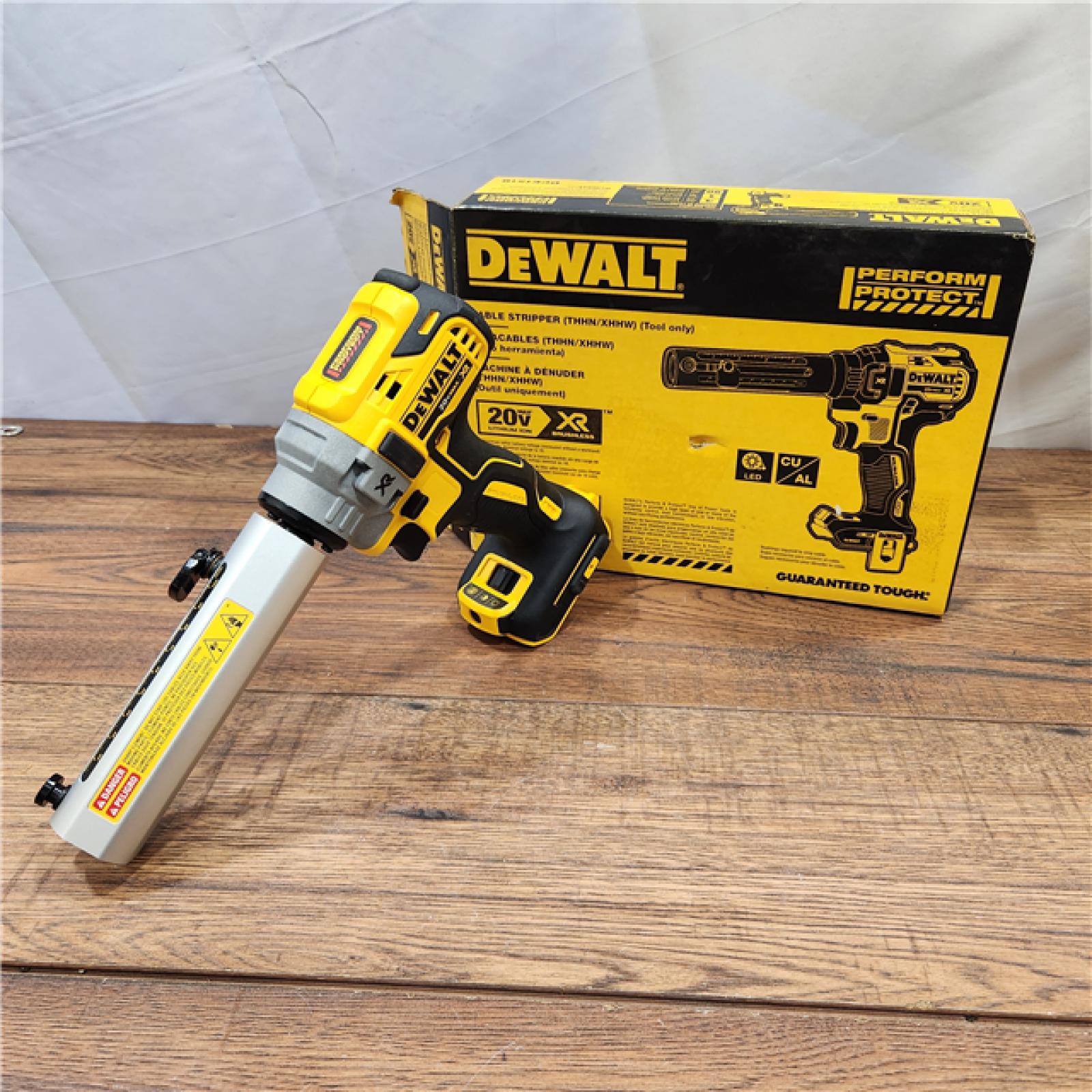 AS-IS DEWALT 20-Volt MAX XR Brushless Lithium-Ion Cordless Cable Stripper (Tool Only)