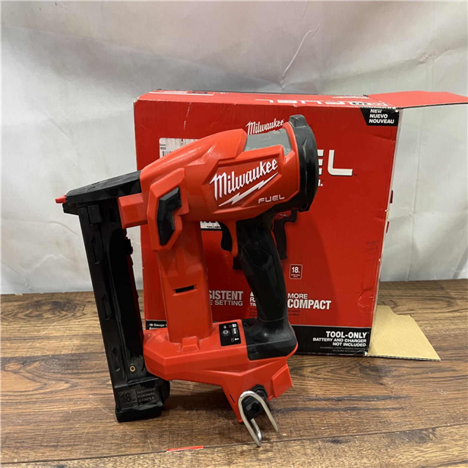 AS-IS M18 FUEL 18-Volt Lithium-Ion Brushless Cordless 18-Gauge 1/4 in. Narrow Crown Stapler (Tool-Only)