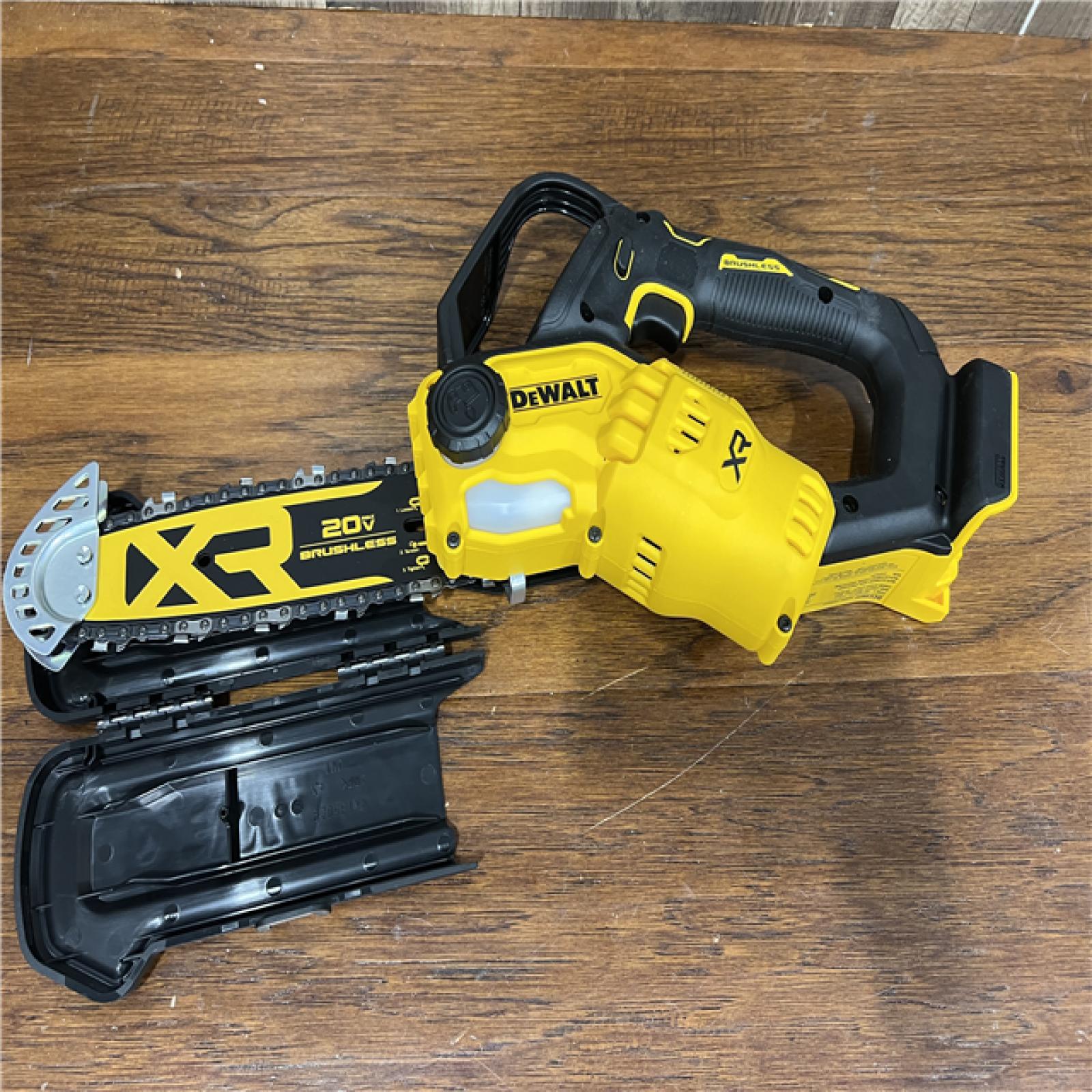 AS-IS DEWALT 20V MAX 8 in. Brushless Cordless Battery Powered Pruning Chainsaw (Tool Only)