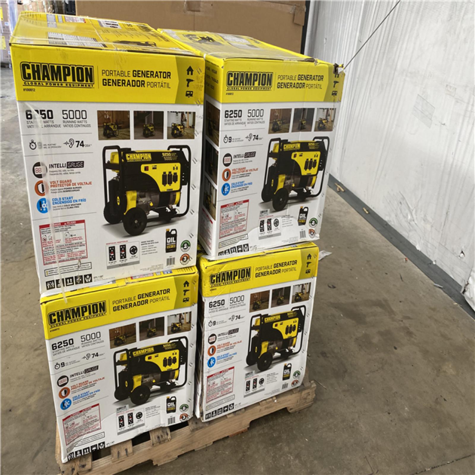 Houston Location AS IS - Champion Generator 6250 Watts