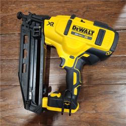 AS-IS 20V MAX XR Lithium-Ion Electric Cordless 16-Gauge Angled Finishing Nailer (Tool Only)