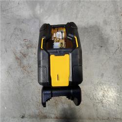 HOUSTON LOCATION - AS-IS DEWALT 20V Green Cross Line Laser Level (Tool-Only)