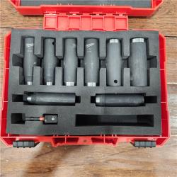 NEW Milwaukee Shockwave Standard 1/2 In. Drive 6-point Deep Impact Driver Set (9-piece)