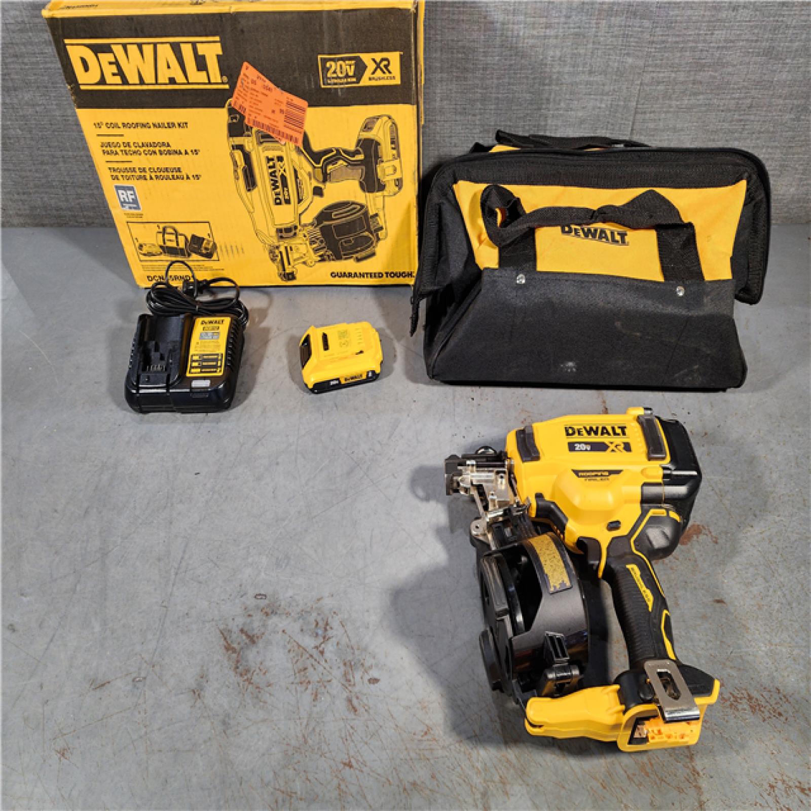 HOUSTON LOCATION - AS-IS DEWALT 2007898 Roofing Nailer Cordless