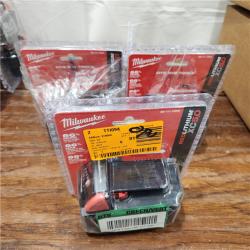 AS-IS Milwaukee M18 18-Volt Lithium-Ion XC Extended Capacity 5.0Ah Battery Pack	 (3PACK)