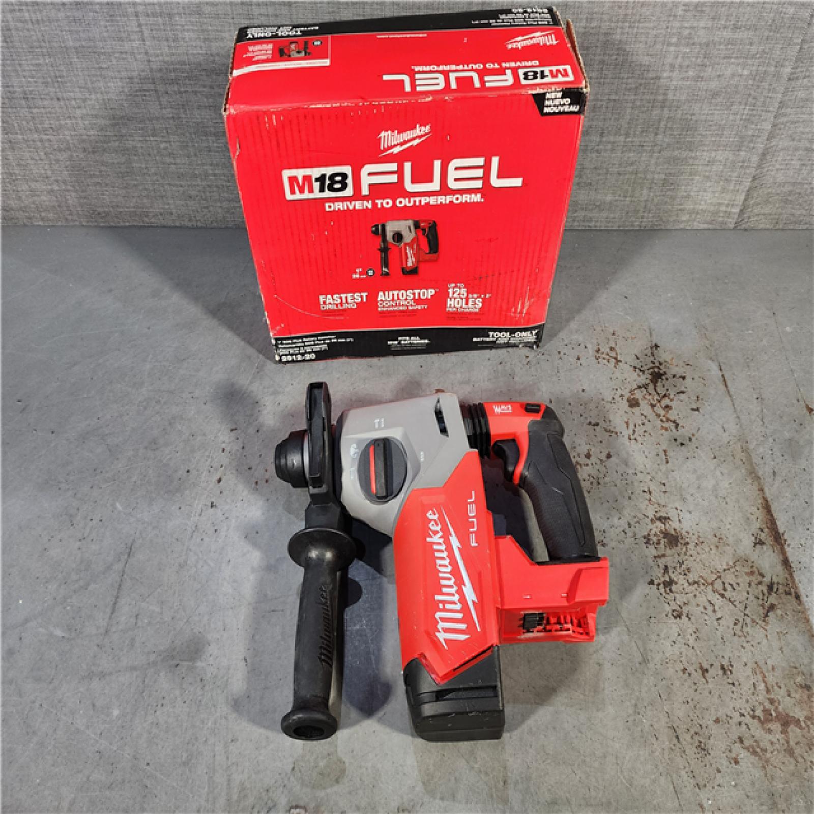 HOUSTON LOCATION - AS-IS M18 FUEL 18V Lithium-Ion Brushless Cordless 1 in. SDS-Plus Rotary Hammer (Tool-Only)