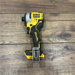 AS-IS DEWALT ATOMIC 20V MAX* Brushless Cordless Compact 1/4 in. Impact Driver Kit ( TOOL ONLY )