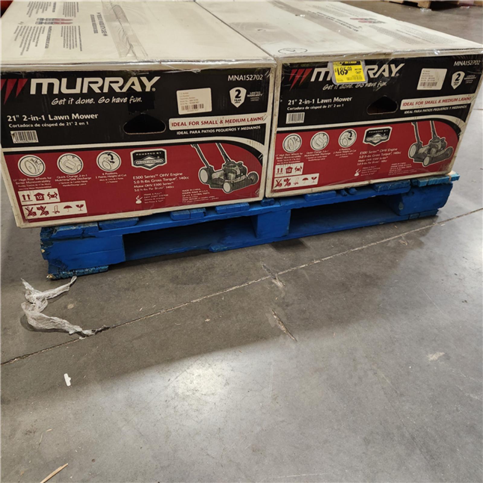 Dallas Location -NEW- MNA 152702 - Murray 21 Walk-Behind Mower(Lot Of 2)