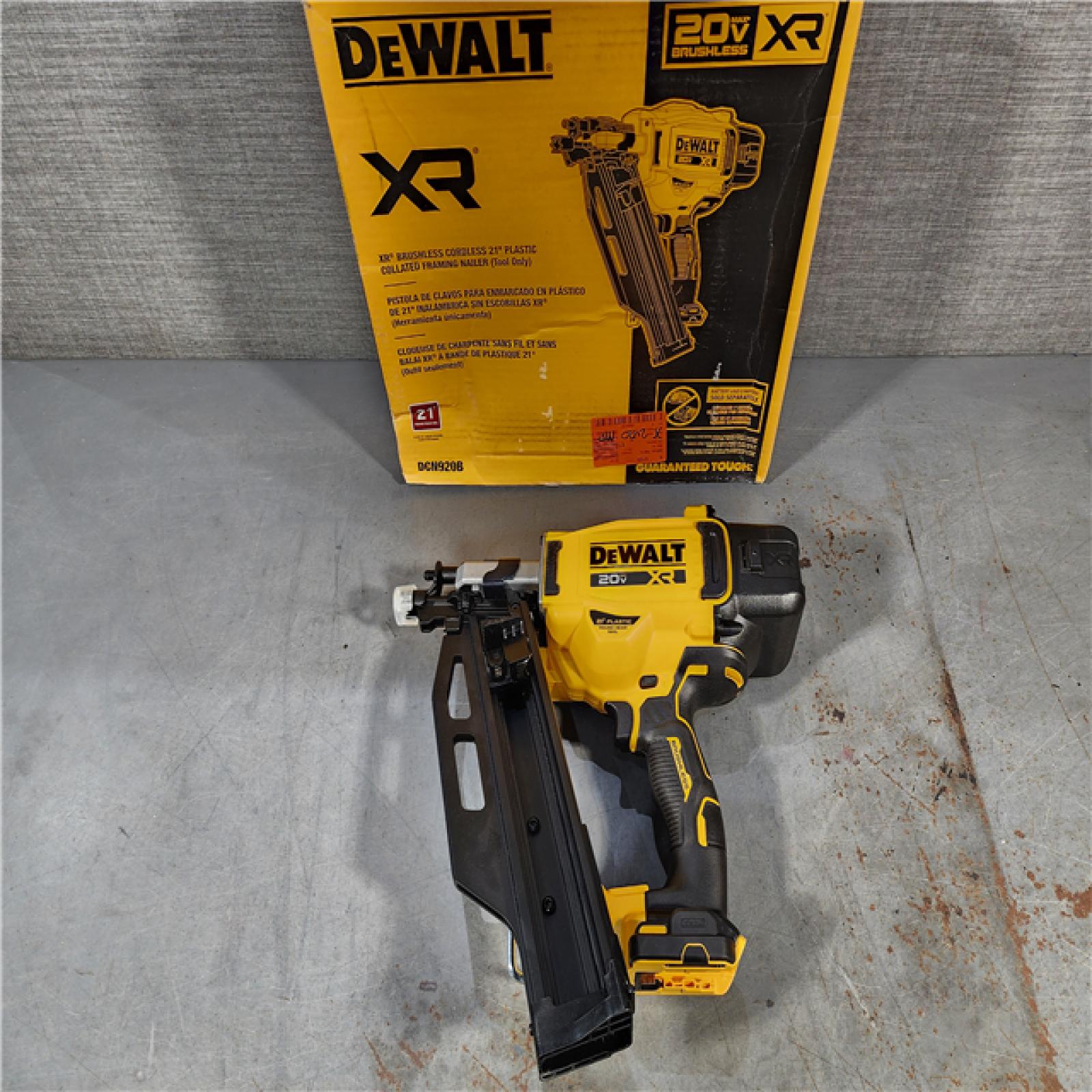 HOUSTON LOCATION - AS-IS DEWALT 20-Volt 21Â° Cordless Framing Nailer (Tool-Only)