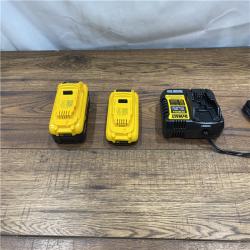 AS IS DEWALT 20V MAX Lithium-Ion 6.0Ah and 4.0Ah Battery and Charger Starter Kit