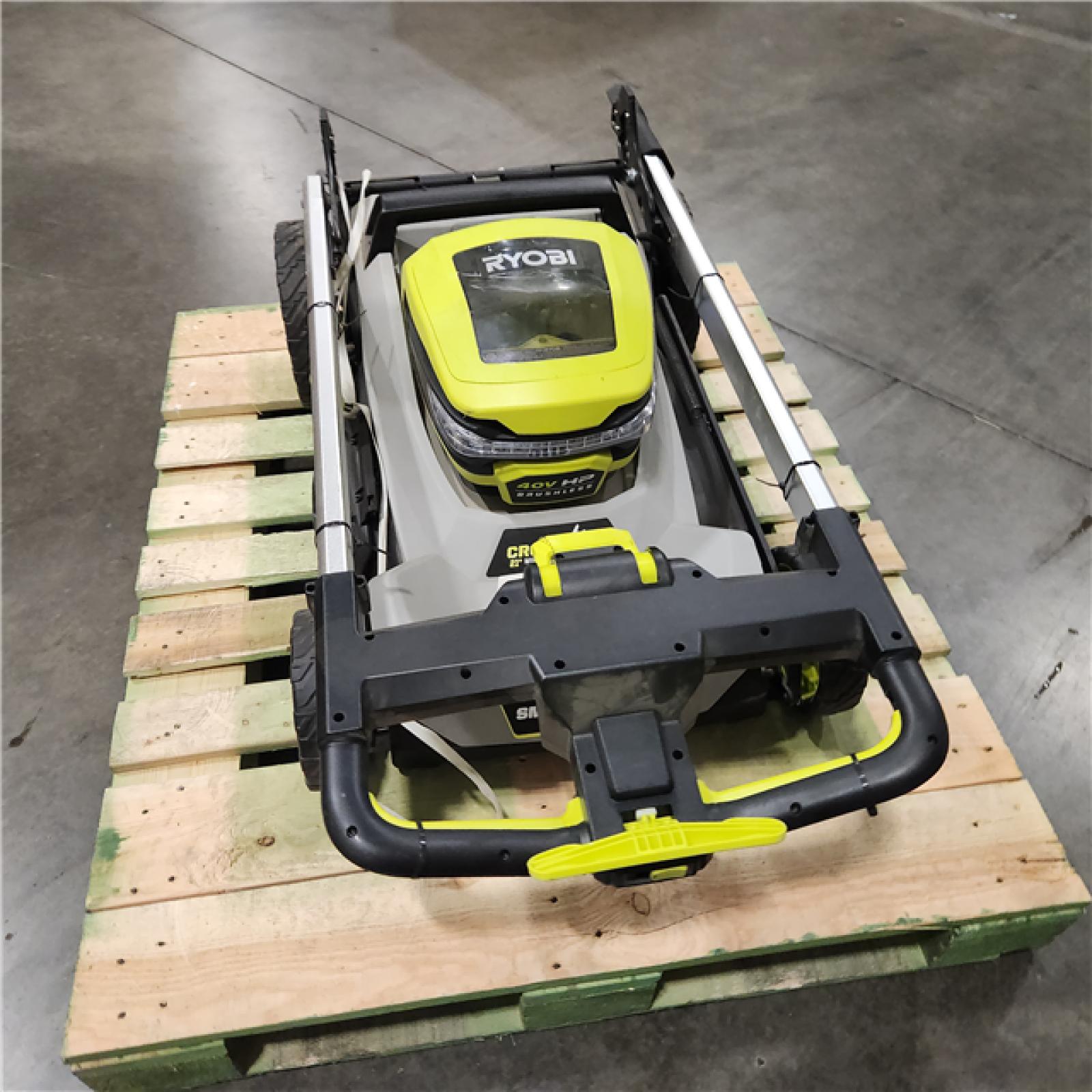 DALLAS LOCATION - AS-IS RYOBI 40V HP Brushless 21 in. Cordless Battery Walk Behind Multi-Blade Self-Propelled Mower