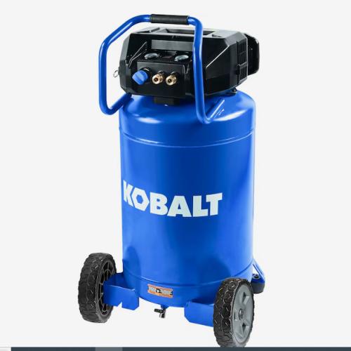 DALLAS LOCATION - Kobalt 20-Gallon Portable Electric 175 PSI Vertical Air Compressor- PALLET-(8) UNITS