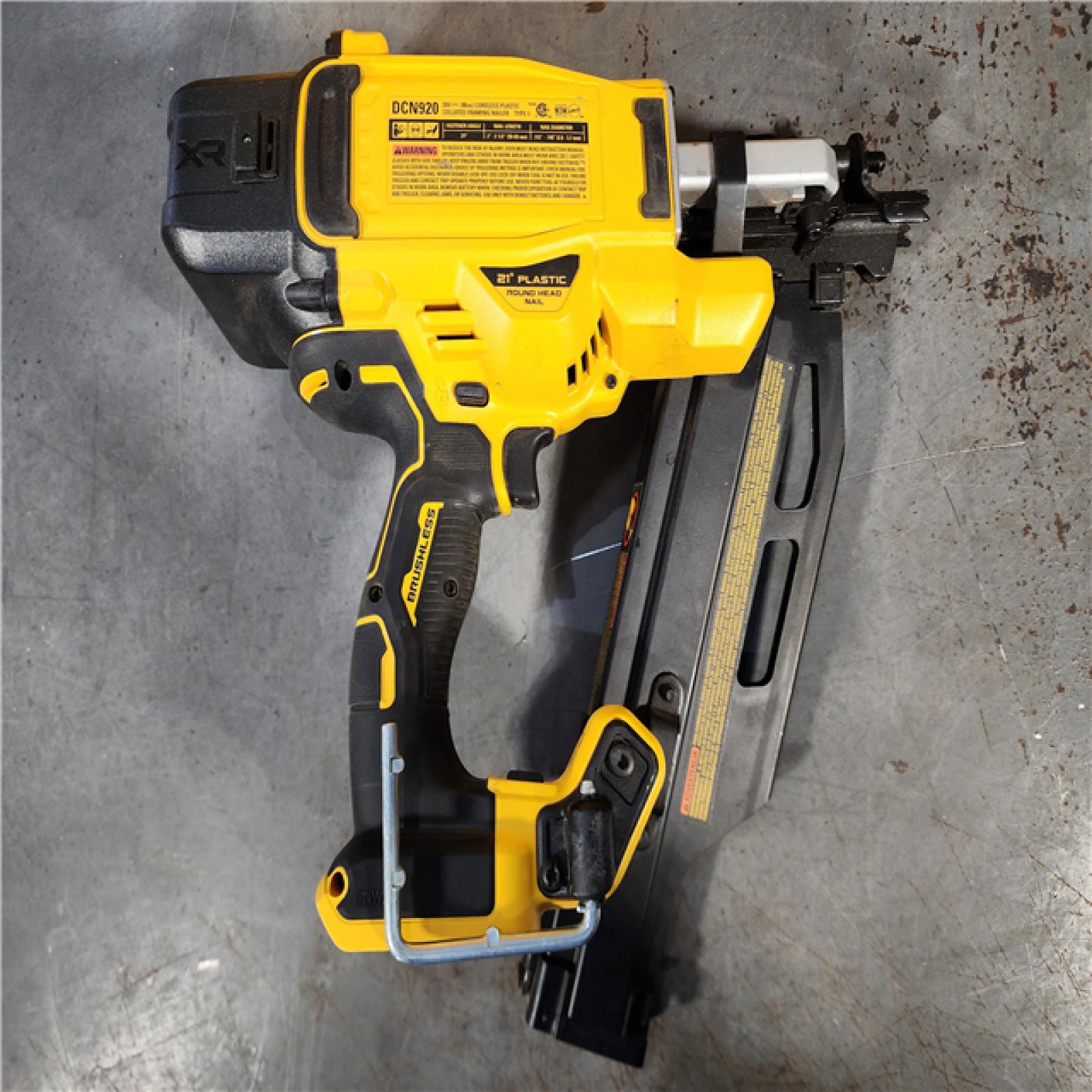 HOUSTON LOCATION - AS-IS DEWALT 20-Volt 21Â° Cordless Framing Nailer (Tool-Only)