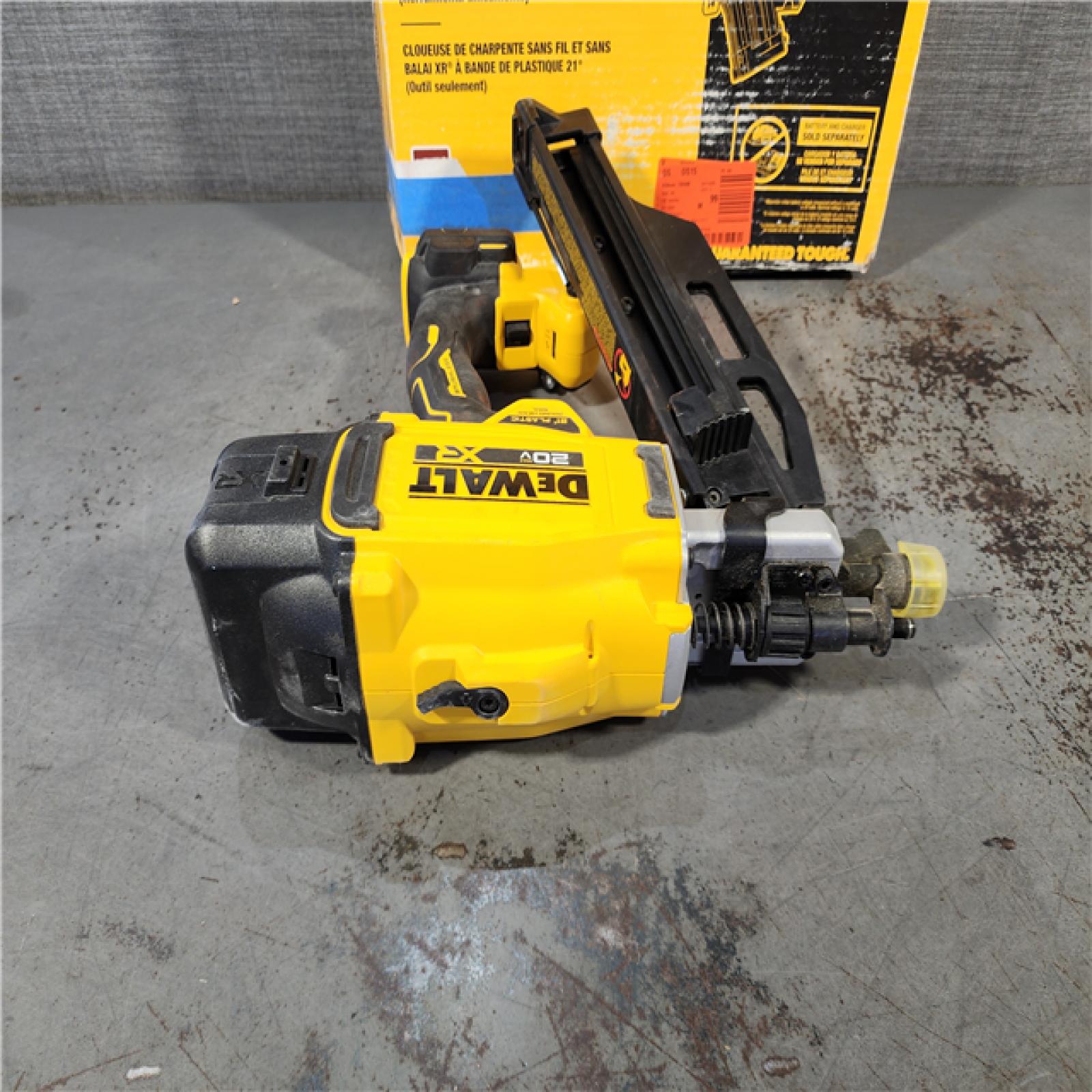 HOUSTON LOCATION - AS-IS DEWALT 20-Volt 21Â° Cordless Framing Nailer (Tool-Only)