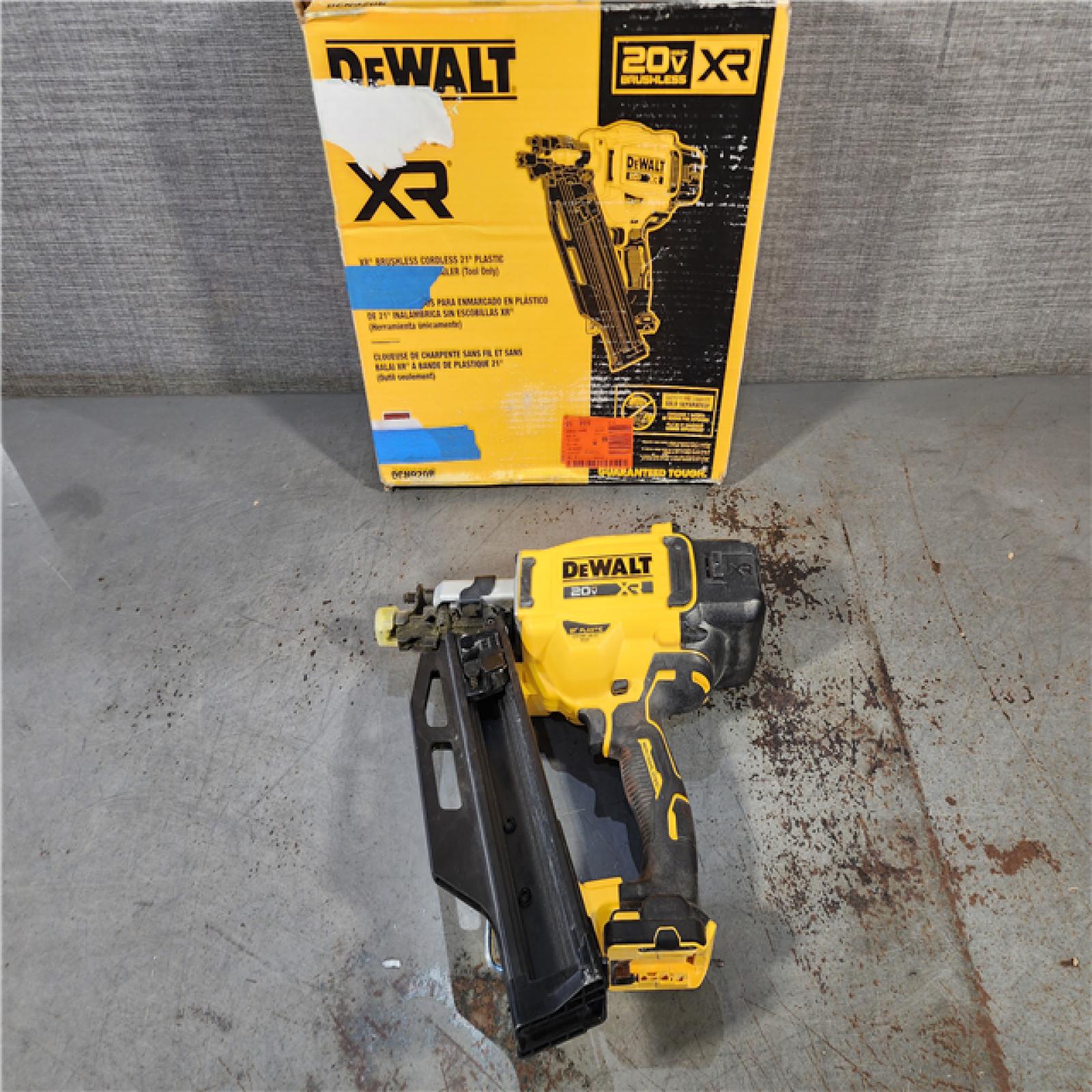 HOUSTON LOCATION - AS-IS DEWALT 20-Volt 21Â° Cordless Framing Nailer (Tool-Only)