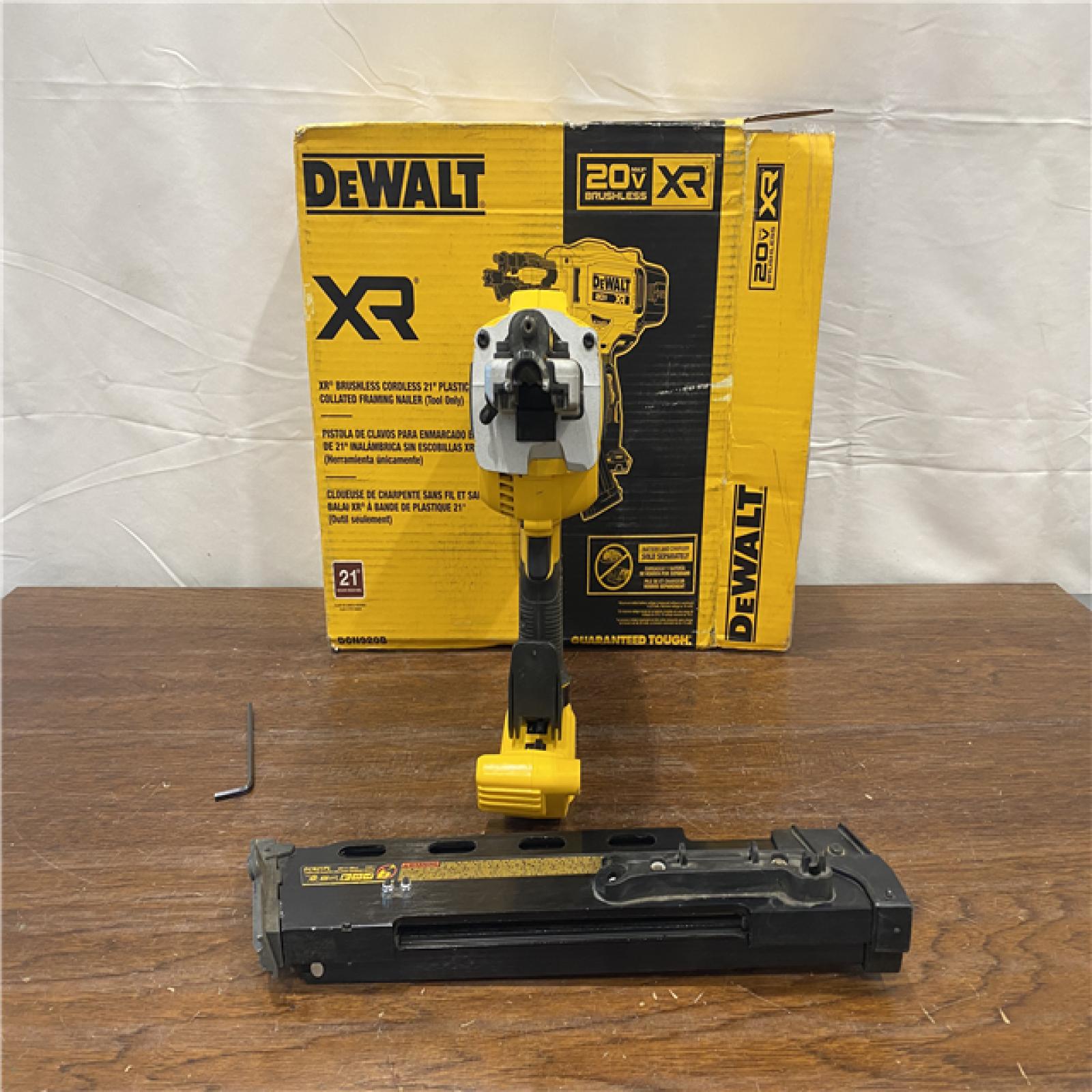 AS-IS DEWALT 20-Volt 21Â° Cordless Framing Nailer (Tool-Only)